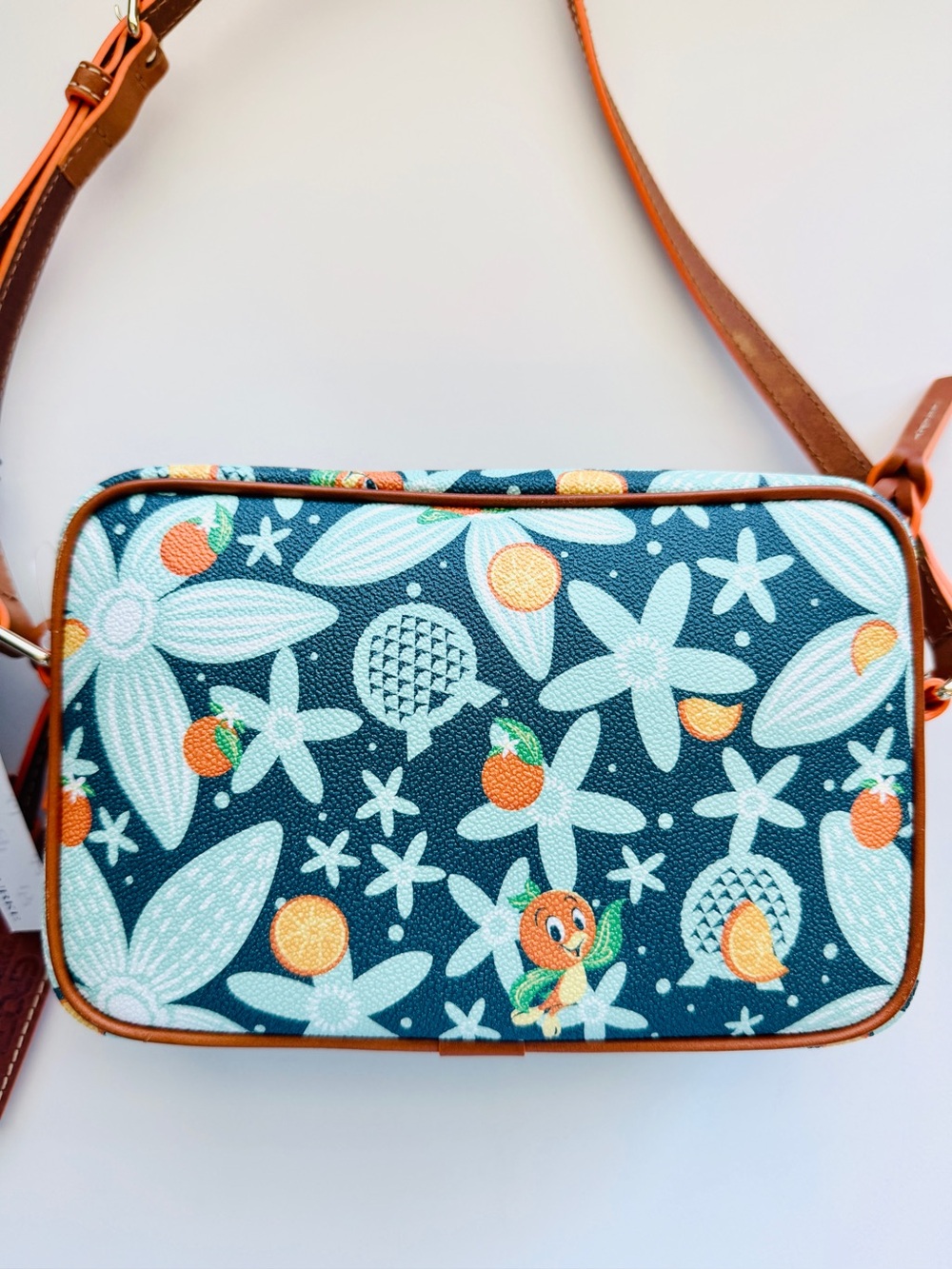 🧡Dooney & Bourke Disney Epcot Flower Garden 2024 Orange Bird Crossbody Purse Bag - Picture 7 of 13